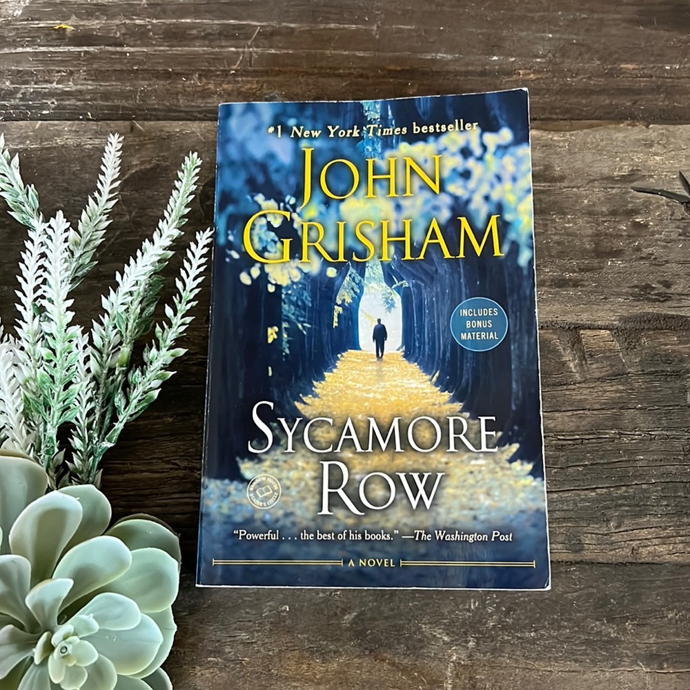 4/$20 JOHN GRISHAM - Sycamore Row - Novel - EUC